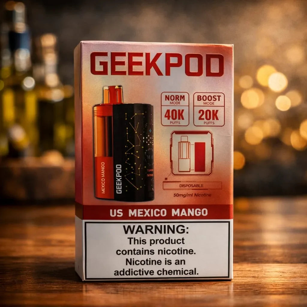 Geekpod Mexico Mango 40k Puffs Vape Shop Kerala Disposable Vape