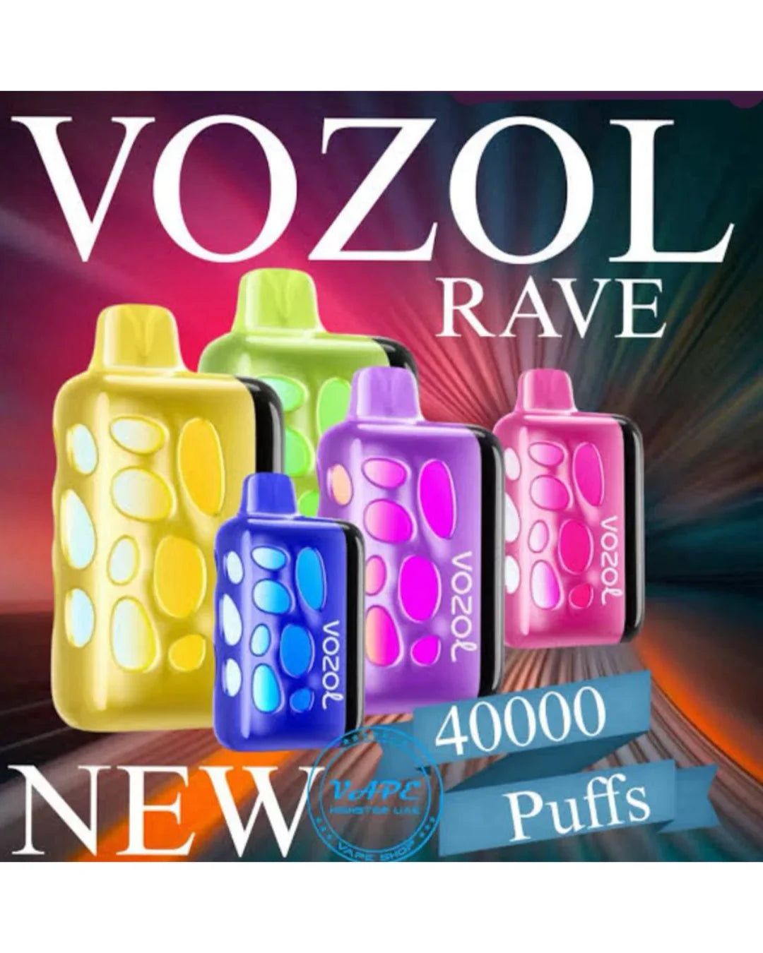 Vozol Rave 40k Puffs Vape Shop Kerala Disposable Vape