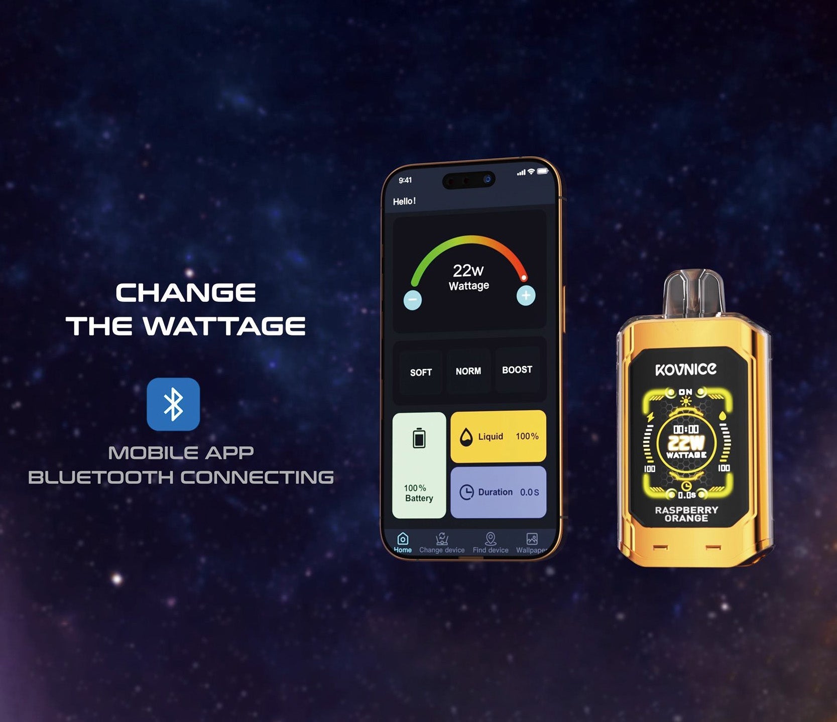 Kovnice Rush 20K Puffs - World First Smart HD Screen Vape Device | Vape Shop Kerala| Disposable Vape