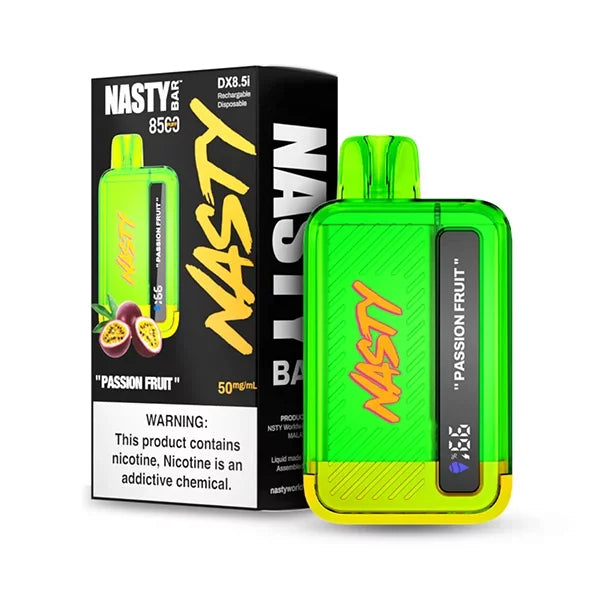 Nasty Bar 8500 Puffs – Passion Fruit Vape Shop Kerala Disposable Vape
