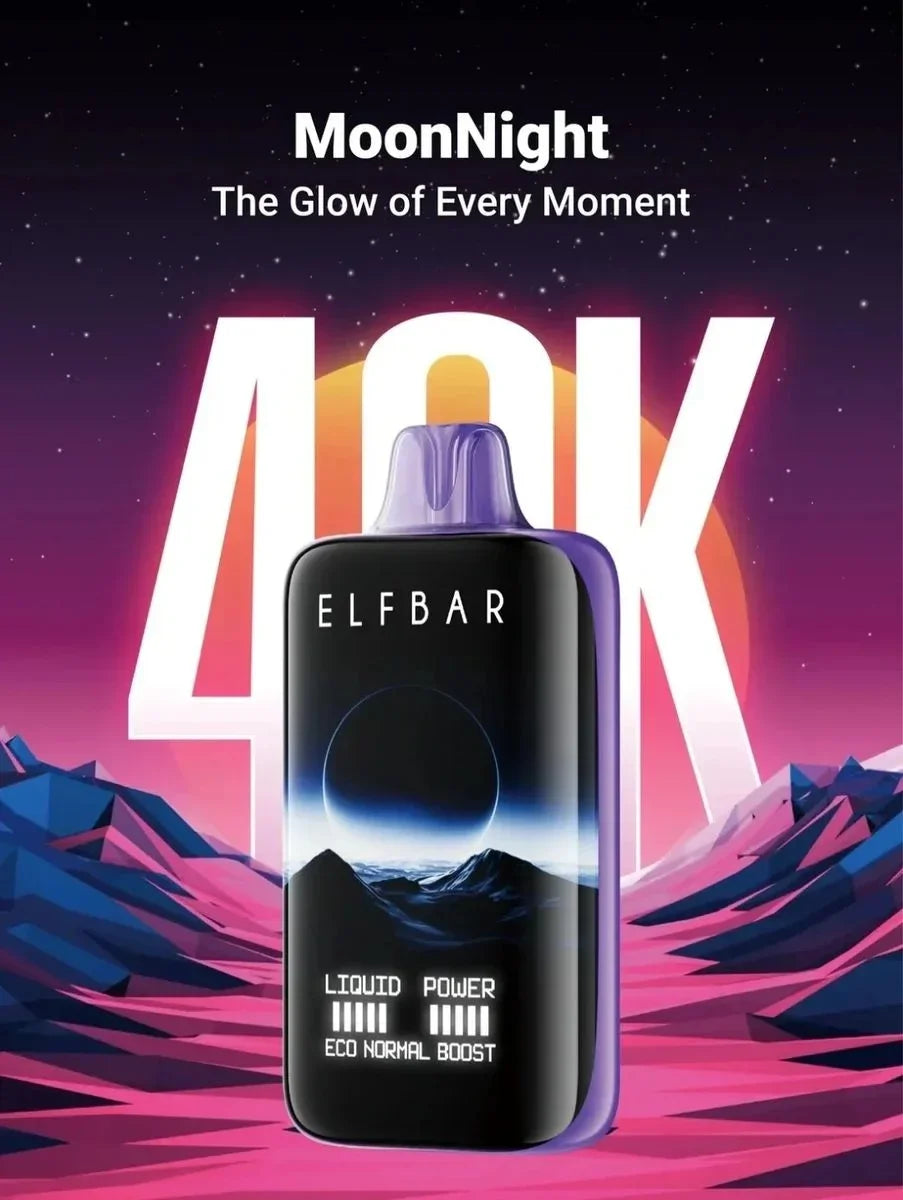 Elfbar Moon night 40k Puffs Vape Shop Kerala Disposable Vape