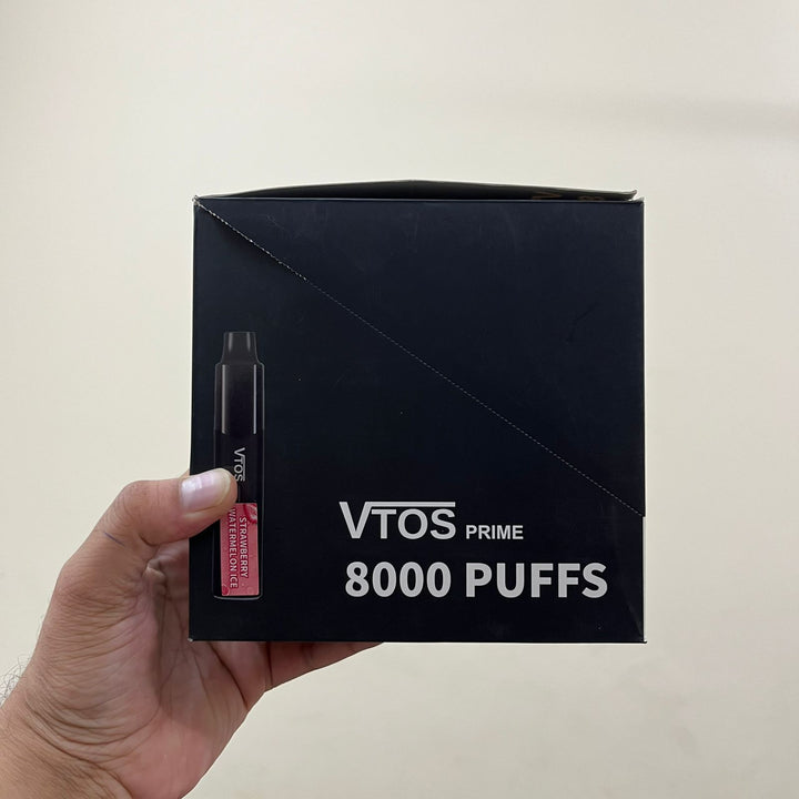 VTOS Prime Type-C Rechargeable Vape (5% NIc) - 8000 Puffs | Disposable Vape| Vape Shop Kerala