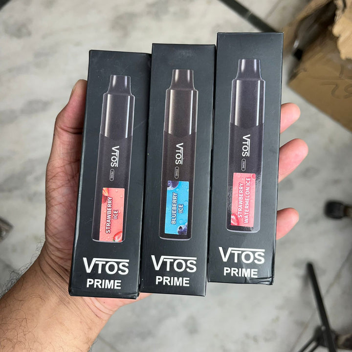 VTOS Prime Type-C Rechargeable Vape (5% NIc) - 8000 Puffs | Disposable Vape| Vape Shop Kerala