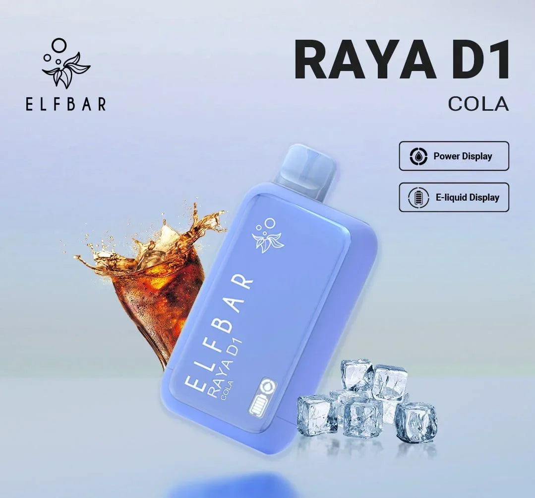 Elfbar Raya D1 – Peach Ice 13K Puffs Vape Shop Kerala Disposable Vape