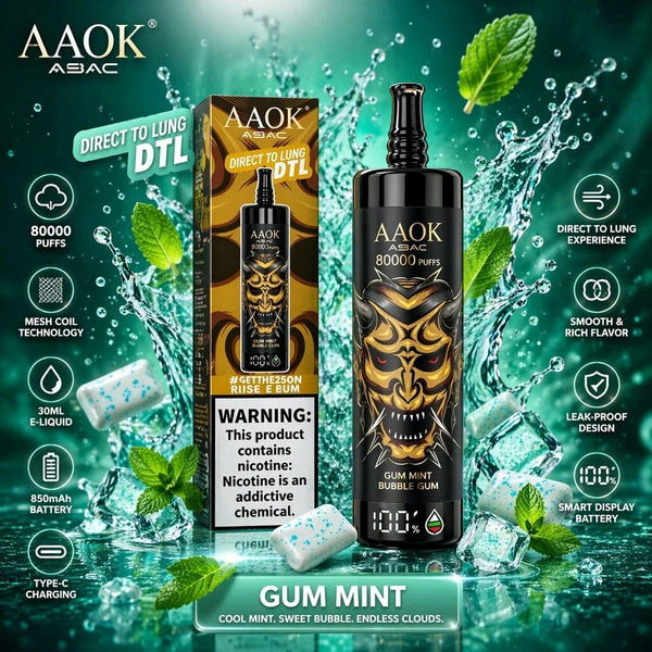 AAOK AK80000 Disposable Vape – 80,000 Puffs Vape Shop Kerala